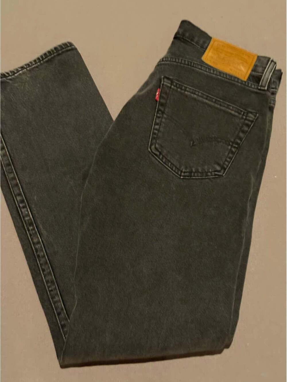 Levi’s 505 Regular Fit Black Washed Jeans Men’s W29 L32 Straight Leg